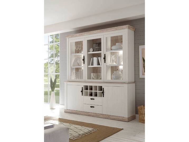 Buffet 183 x 205 x 44cm Weiß