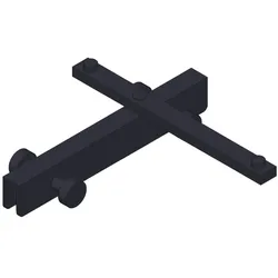 Giese Hakenleiste 4-tlg. schwarz matt , 31949-14 31949-14