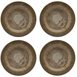 House Doctor Teller Serveur 4er Set, Ø18 cm, gold