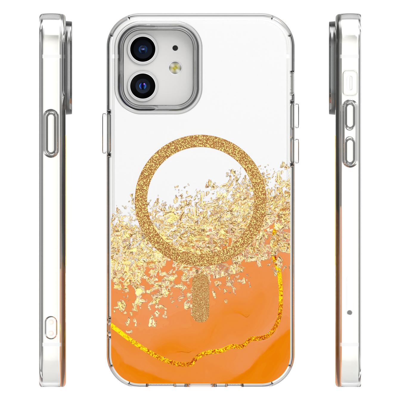 OEM Epoxy Mag case for iPhone 12 / 12 Pro 6,1" orange (Apple iPhone 12, Apple iPhone 12 Pro) (67328562)