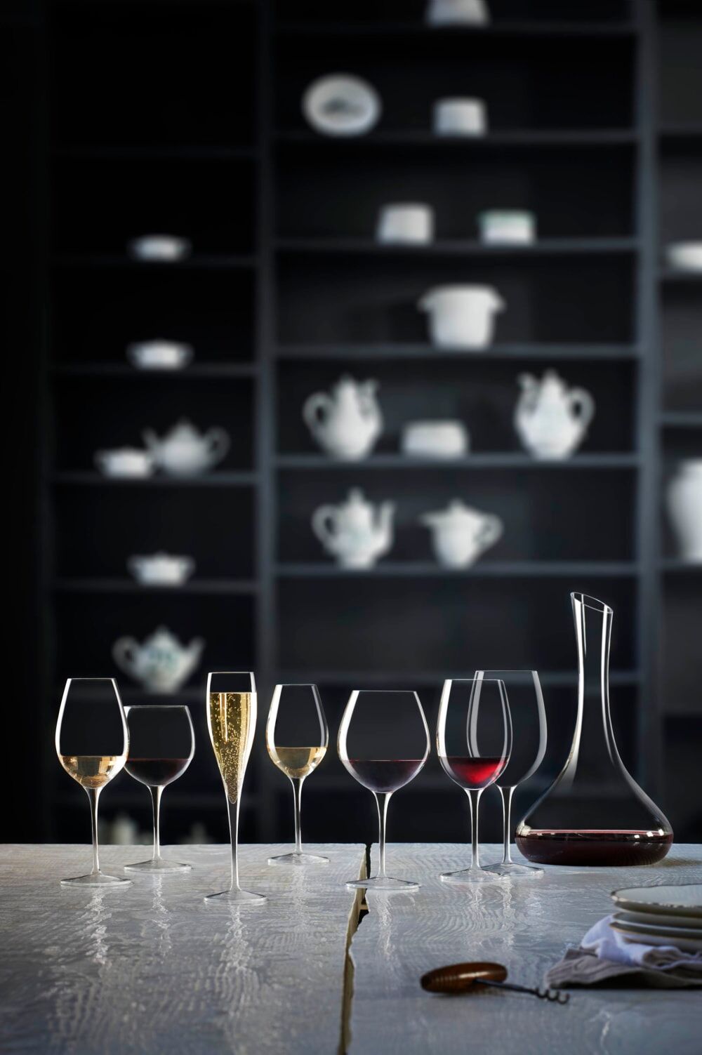 Luigi Bormioli Décanteur à vin en Cristallin, transparent, 75 cl Transparent 20x35x20cm