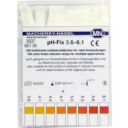 PH-FIX Indikatorstäbchen pH 3,6-6,1 100 St