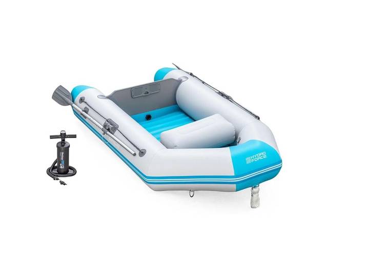 Aufblasbares Sportboot Bestway Elite Sport Boat - Farbe: Blau, Weiss - Ruderboot