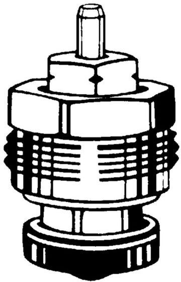 Heimeier Thermostat-Ersatz-Oberteil 2241-02.299 DN 15, Schwerkraft, bis Ende 1984