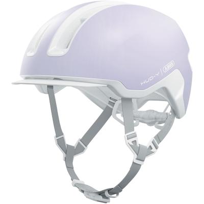 Fahrradhelm ABUS "HUD-Y" Gr. M, lila (pure lavender), Helme, M Kopfumfang: 54cm - 58cm