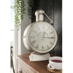 Faktorei Standuhr Laterne Vintage, 42x45x21 cm