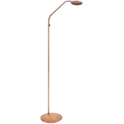 Steinhauer LED-Stehleseleuchte Zenith2 Metall Braun Bronze