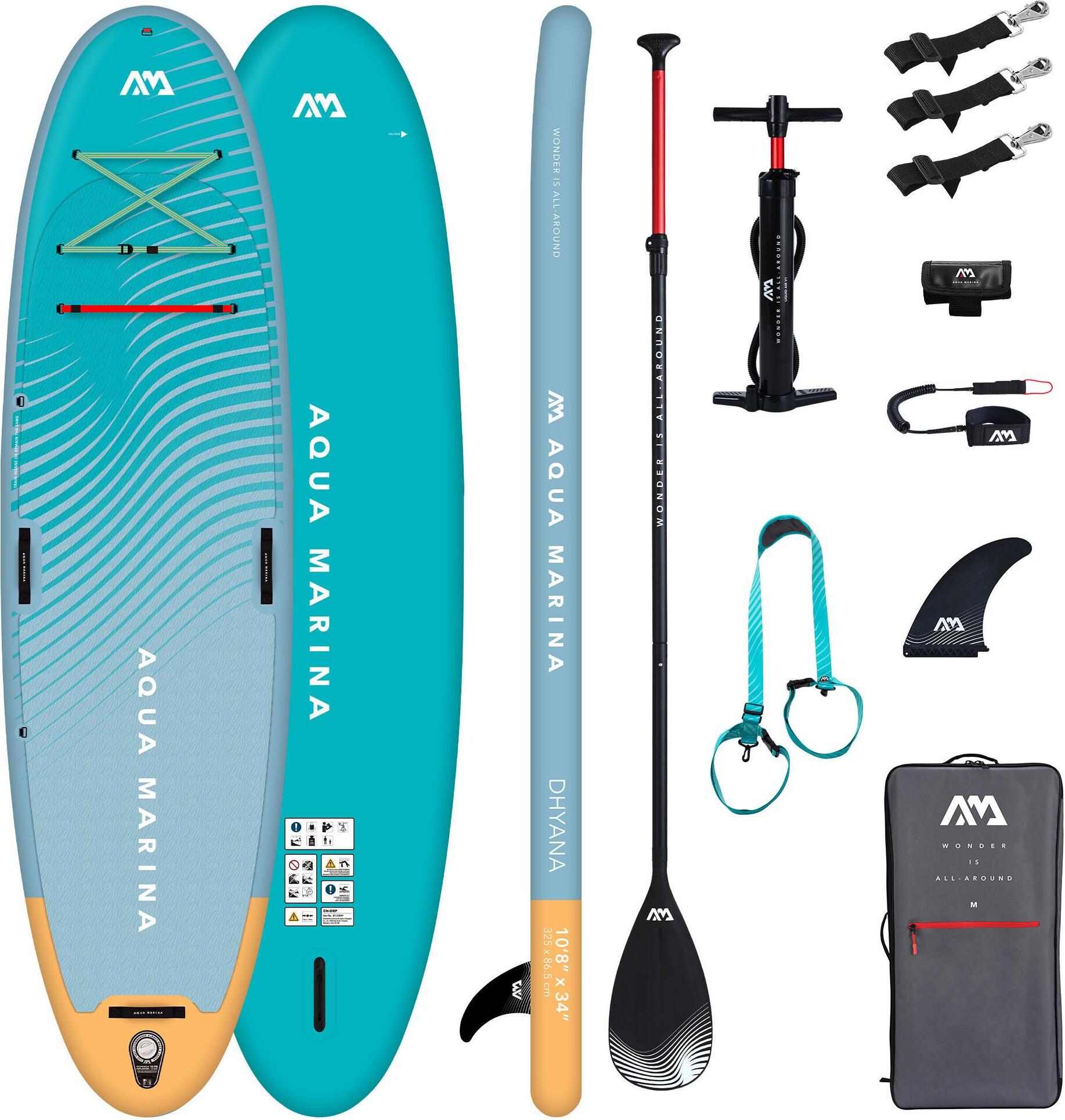 Aqua Marina Dhyana 10'8'' iSUP SUP Stand Up Paddle Board Yoga 325 cm