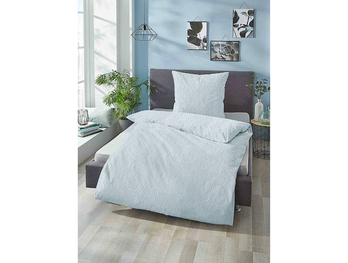 Parure de lit Sleep & Protect 0022294 135 x 200cm Bleu/Bleu clair