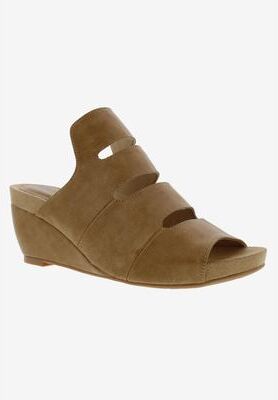 Women's Whit Wedge Sandal by Bellini in Natural Smooth (Size 6 M)