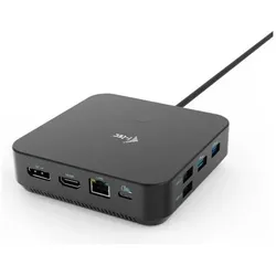 i-tec USB-C Hub (USB-C, 12 Ports), Dockingstation + USB Hub, Schwarz