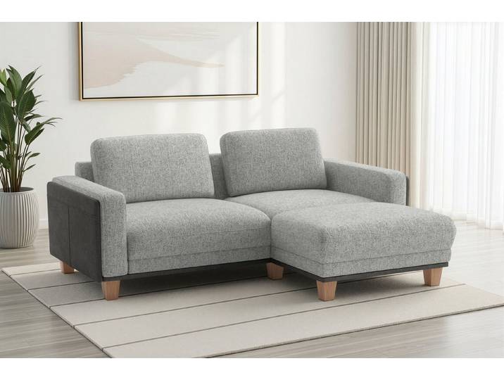 sit&more Ecksofa Concept, Modernes Sofa in drei Fußfarben zur Auswahl