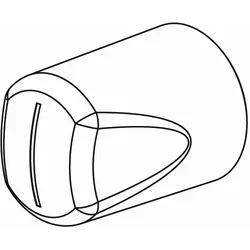 KWC GAV-Griff komplett, chromeline 533054