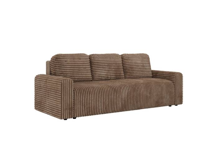 3-SITZER-SOFA NESSARO - Braun Cord