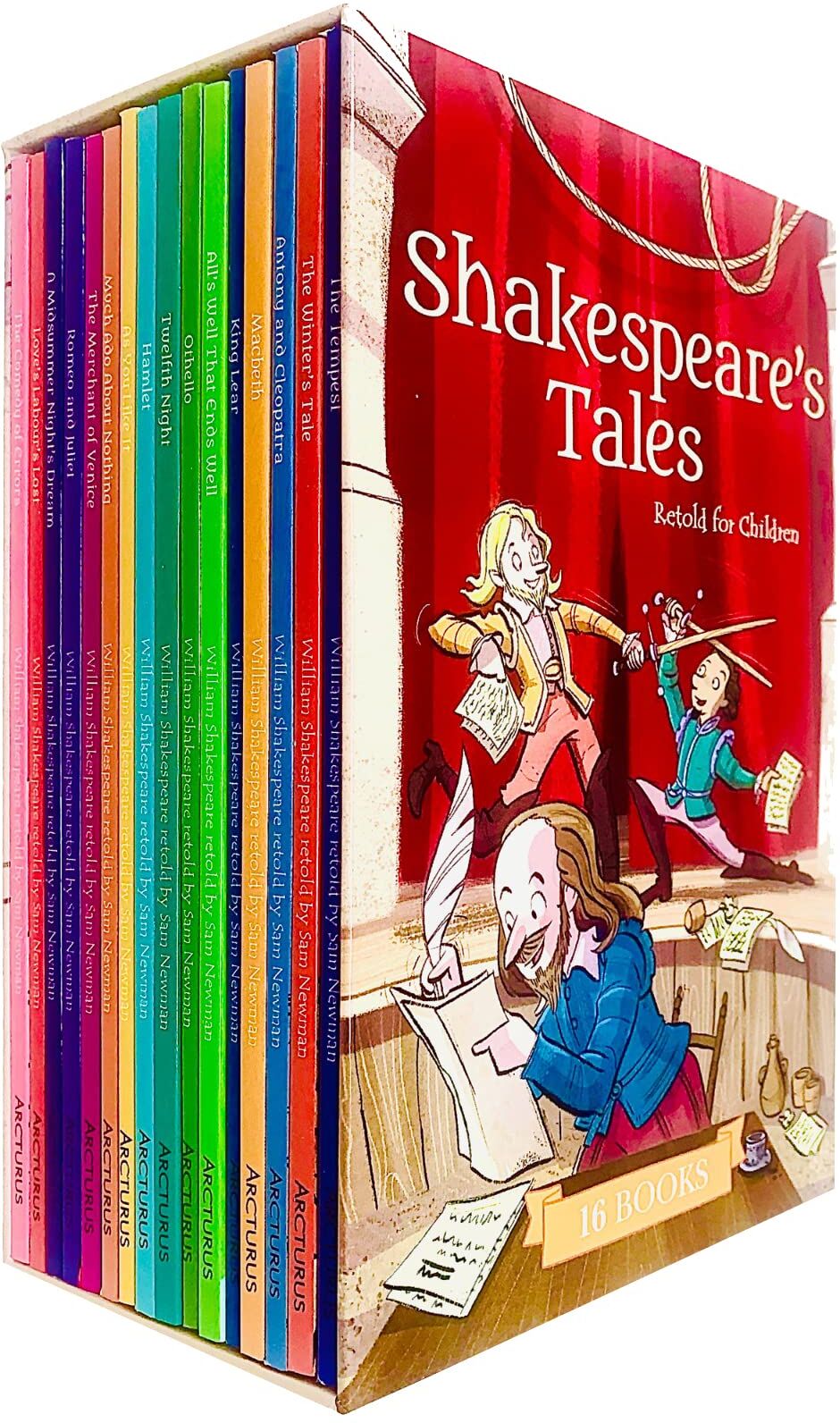 Shakespeare's Tales Retold for Children Collection 16 Books Box Set - Ages 7 years and up - Paperback Arcturus Publishing Ltd