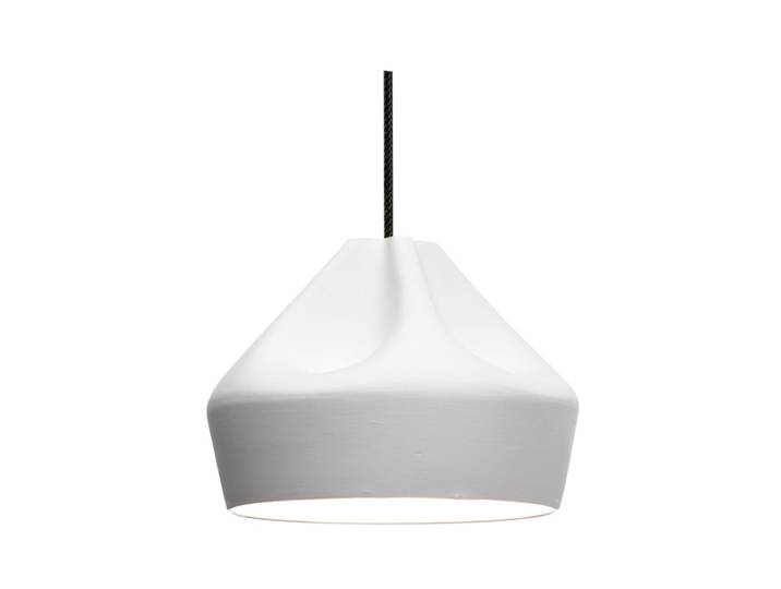Pleat Box 24 LED Pendelleuchte Weiß/Weiß - Marset - Wohnzimmer - Keramik