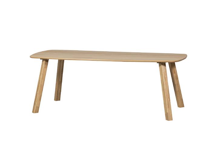 Massiver Esstisch Suruma 179cm Braun/Eiche Hell