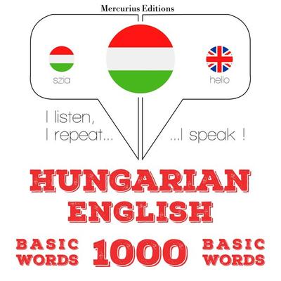 Magyar - angol: 1000 alapszó - JM Gardner, Audio, 9782821149199