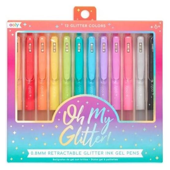 Ooly Gelstifte mit Glitzer Oh My Glitter 12 Farben (12x) (438740)