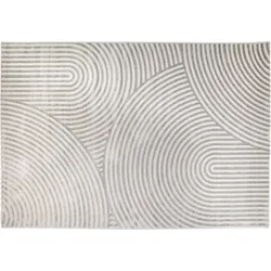 Astra Teppich Jules D.253 C.004 Kringel silber 133x190 cm