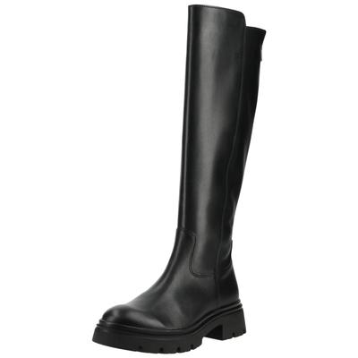 Stiefel GABOR "Gabor Stiefel Leder", Damen, Gr. 39, schwarz, Leder, Schuhe Stiefel