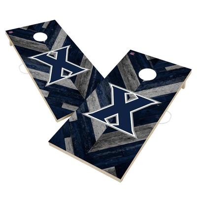 Skip's Garage Xavier University Musketeers Cornhole Board Set