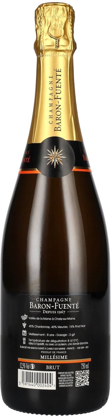 Champagne Baron-Fuenté Baron-Fuenté MILLÉSIME Champagne Brut 2016 12,5% Vol. 0,75l