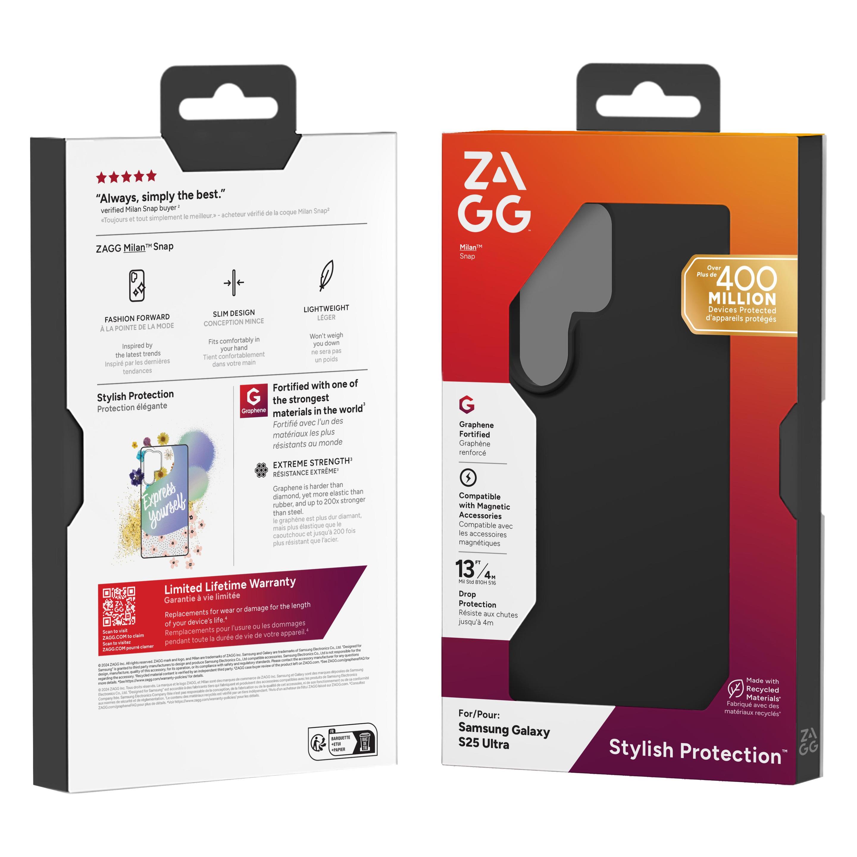 Zagg Milan Snap (Samsung Galaxy S25 Ultra) (702318055)