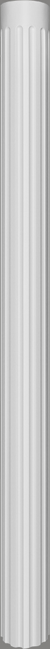 Mardom Vollsäule C3001W Profoam 180 x 180 x 2400 mm Weiß für Kapitell und Fußteil