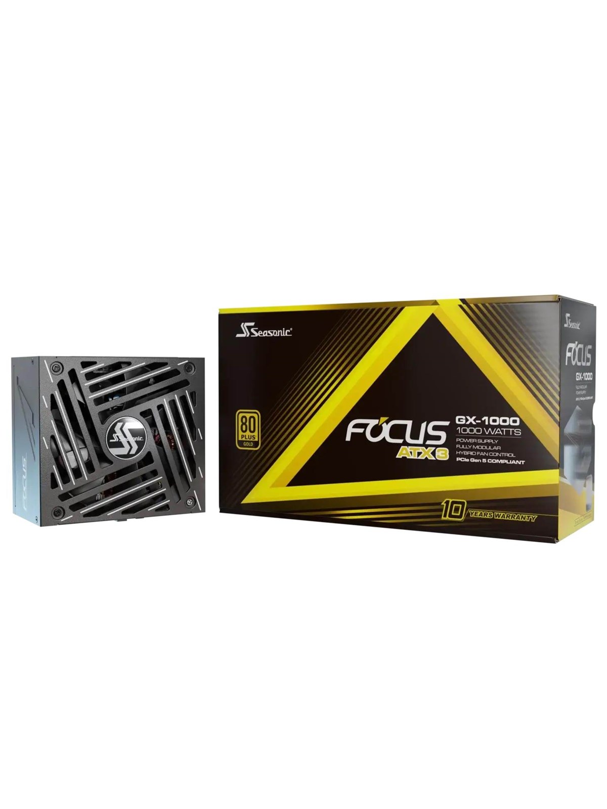 Seasonic FOCUS GX-1000 Netzteile - 1000 Watt - 135 mm - ATX 3.1 - 80 Plus Gold zertifiziert