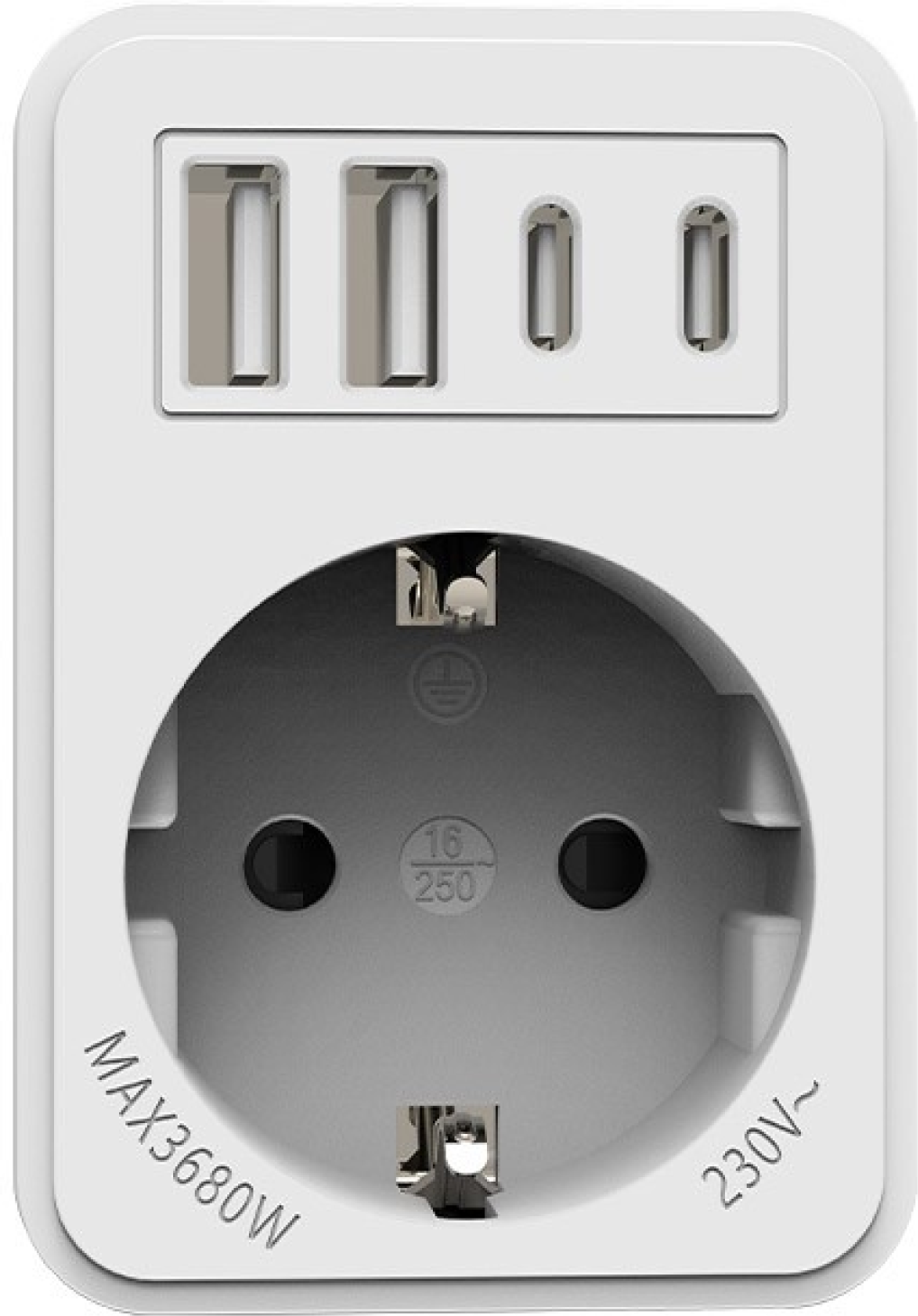 iS Tomada USB Type F