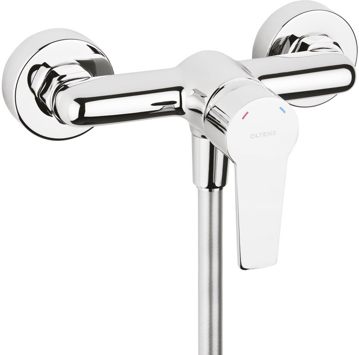 OLTENS Jog Aufputz-Duscharmatur mit Brauseanschluss, Badarmaturen, 33003100, chrom