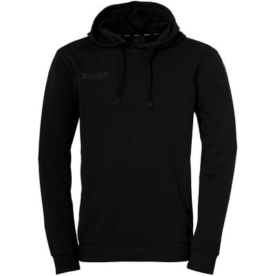 Kapuzenpullover KEMPA "Kapuzenpullover HOODY Kids", Jungen, Gr. 140, schwarz, Obermaterial: 80% Baumwolle CO. 20% Polyester PES., Pullover Kapuzenpullover