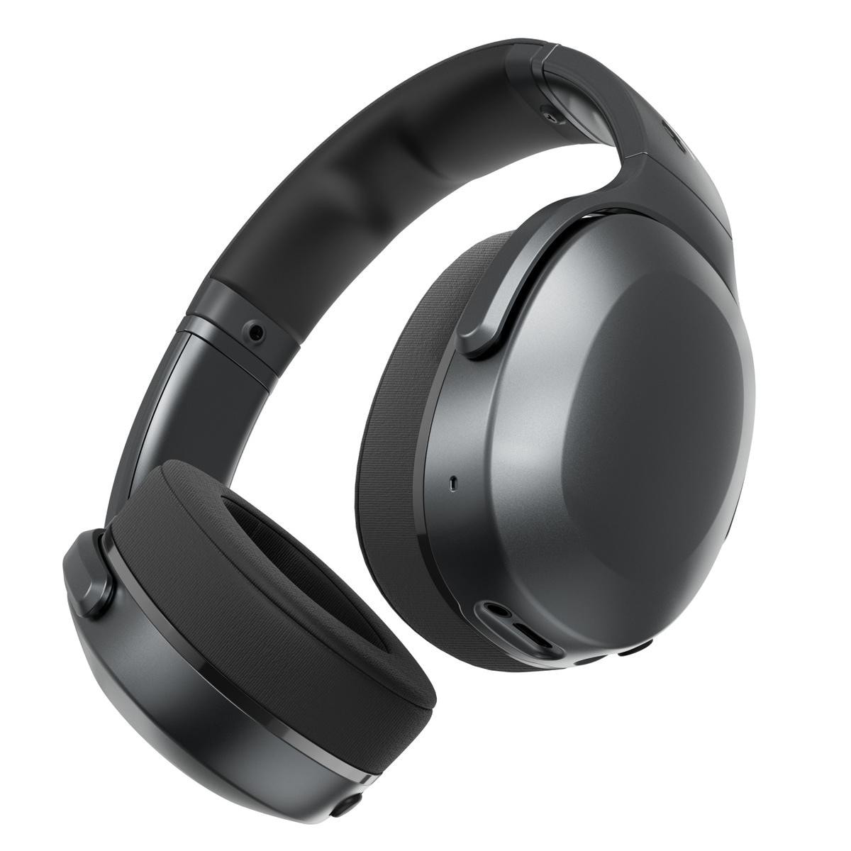 Skullcandy Crusher 540 Active drahtlose Kopfhörer, Schwarz/Grau Bluetooth Over-Ear S6EVW-T992