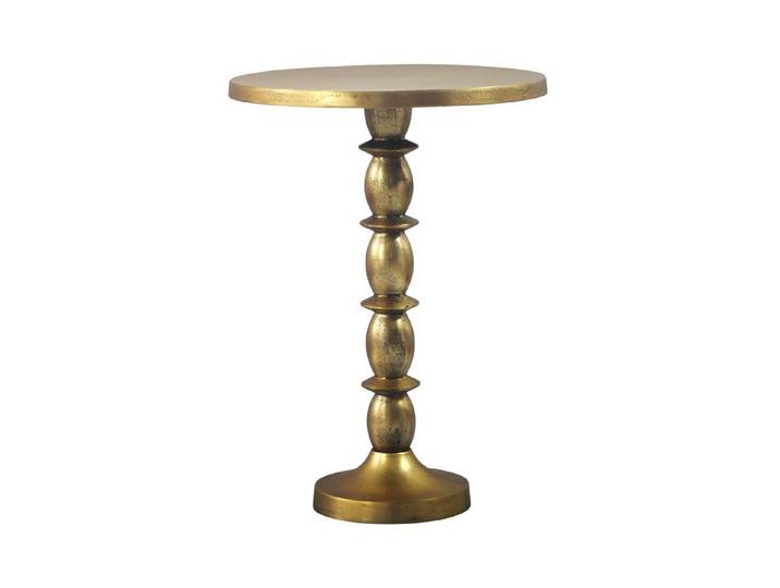 furnicato Beistelltisch Goldfarben 40x40x56 cm (1-St)