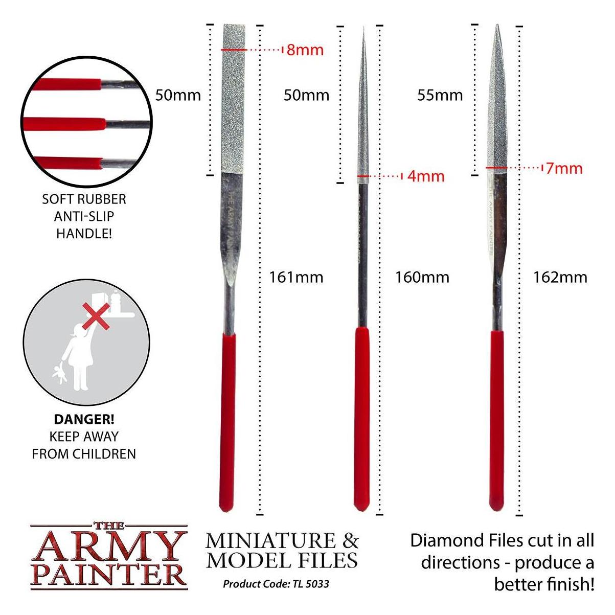 Army Painter ARM05033 - Miniatur- und Modellfeilen (ARM05033)