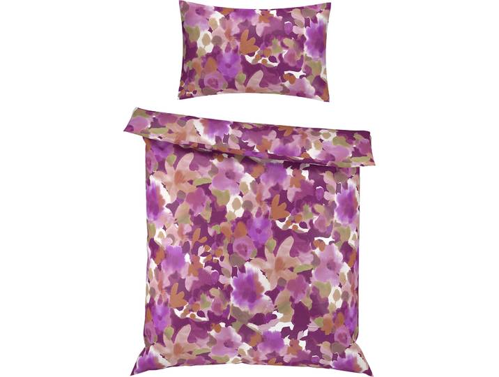 Bettgarnitur Laila 200x210+2x65x65cm - Material: 100% Baumwoll-Satin