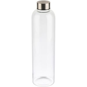 APS Trinkflasche Everfill 66909, aus Borosilikatglas, mit Schraubverschluss, 1 l