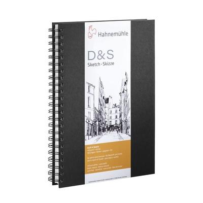 Hahnemühle Papier Skizzenbuch D&S, DIN A 4 Hochformat, 140 g/m²