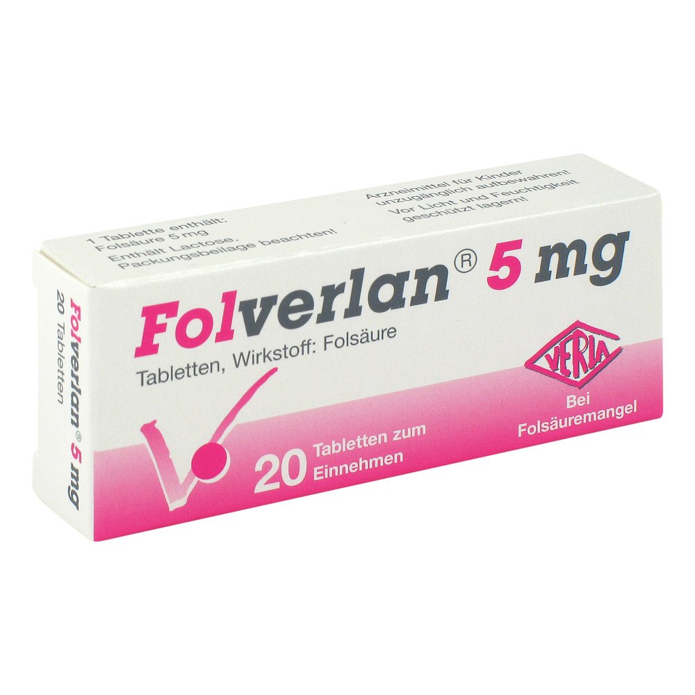 Verla-Pharm Arzneimittel GmbH & Co. KG Folverlan 5 mg Tabletten 07712844
