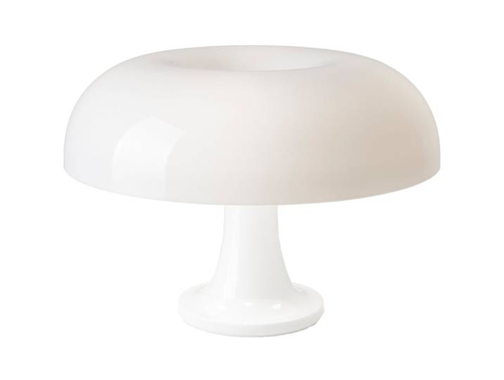 Designer-Tischlampe Artemide Nessino E14 weiss H 22.3 cm - Material: Polycarbonat