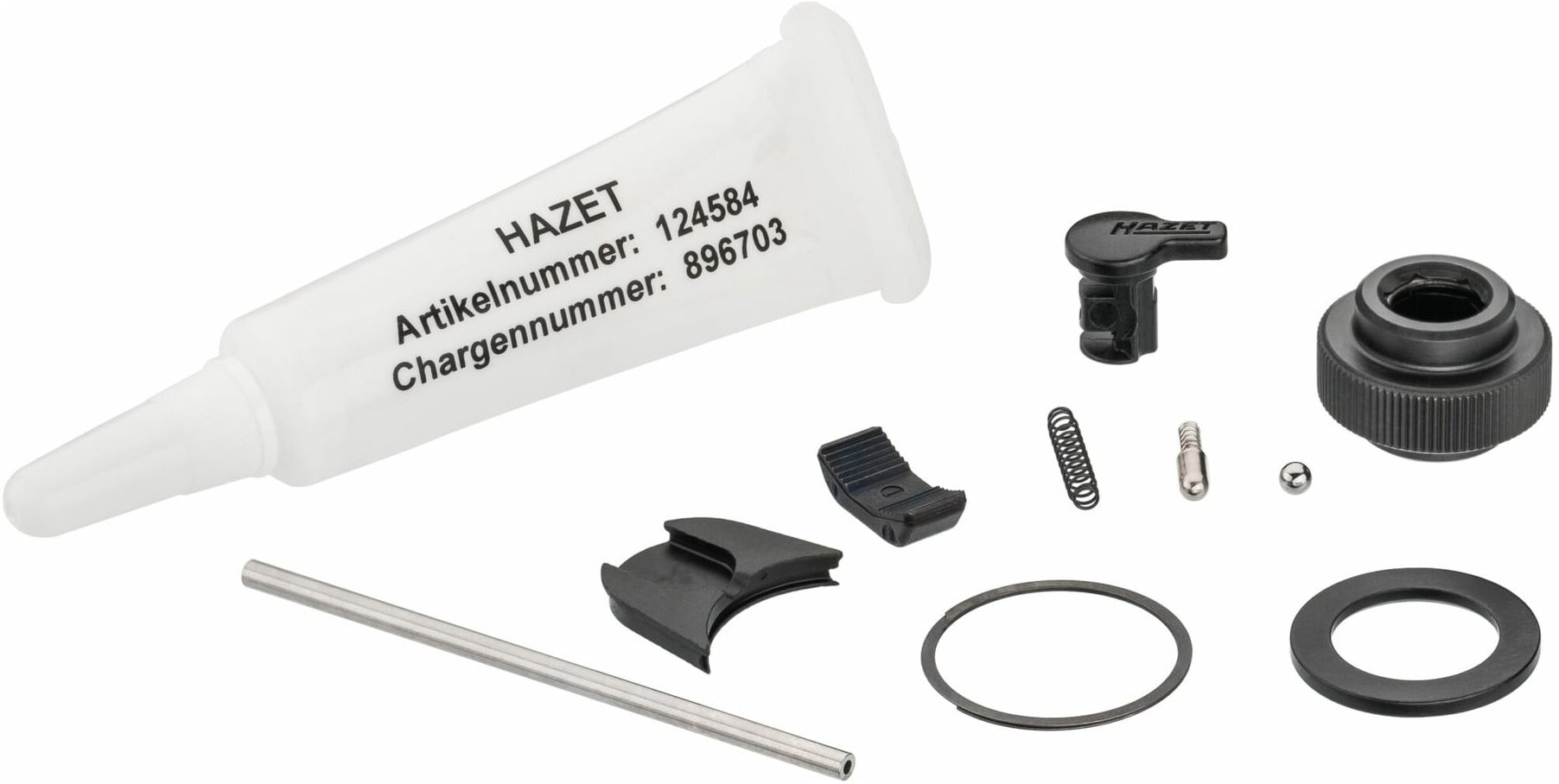 HAZET Ersatzteil Satz Bit-Knarr-Rad Innensechskant 1⁄4 Zoll (863HPB/11)