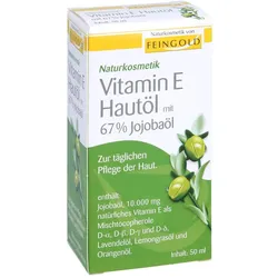 Vitamin E Hautöl mit 67% Jojobaöl