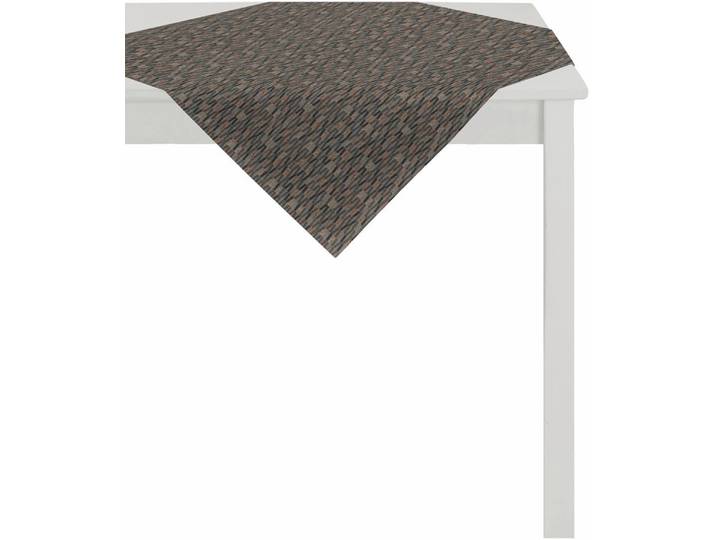 Mitteldecke APELT 3006 Christmas Elegance, Weihnachtsdeko, Weihnachten , gold (goldfarben, schwarz), B:84cm L:84cm, Polyester, Tischdecken, Mitteldecke