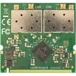 MikroTik 802.11a/b/g/n High Power Dual, Netzwerkkarte, Grün