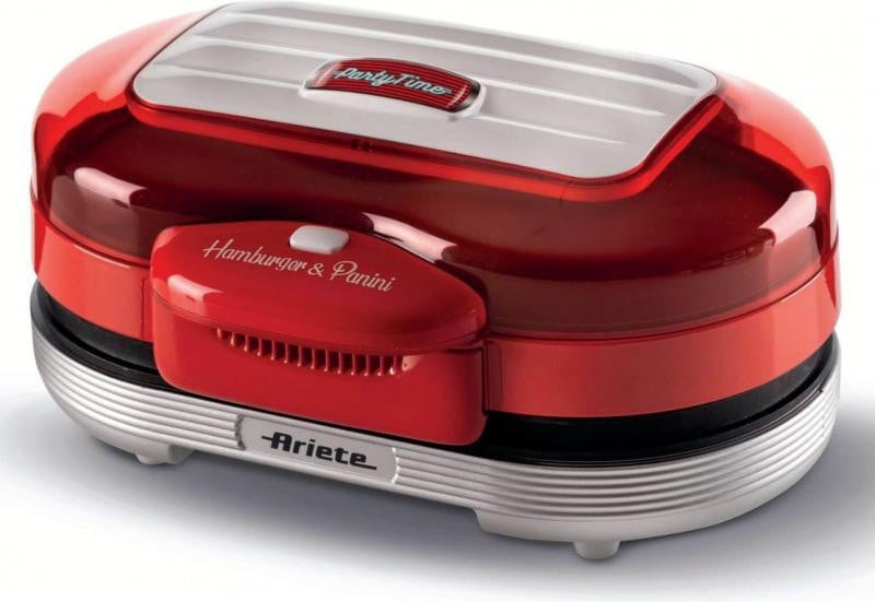 Ariete 205R Party Time Hamburger Maker, roestkleurig, 1.200 Watt