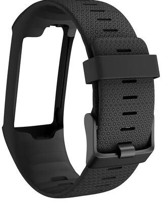 Everyday Crate POLAR A360 A370 Silicone Watch Band Textured Replacement Watch Strap black