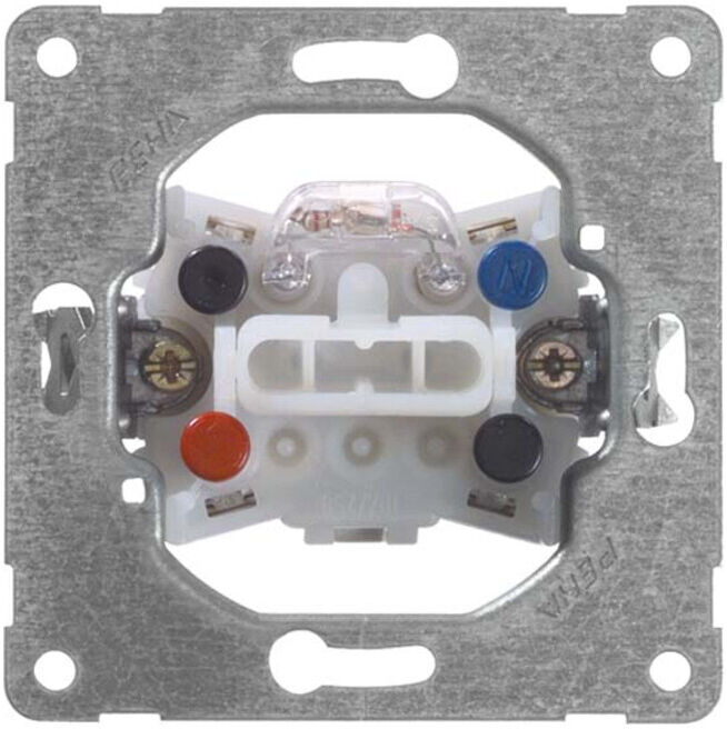 Peha Interrupteur bascule avec témoin 10A 250V Univ.Sch. D 516 GLK (00192611)