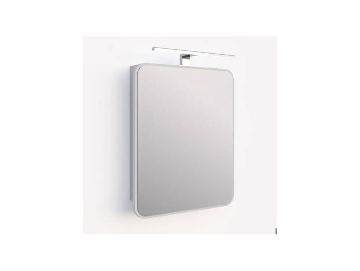 Armoire miroir avec LED armoire de salle de bain éclairage LED blanc miroir avec étagères
