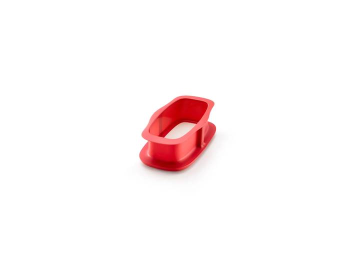 Lékué Moule à cake avec assiette Lékué 24 cm Rouge